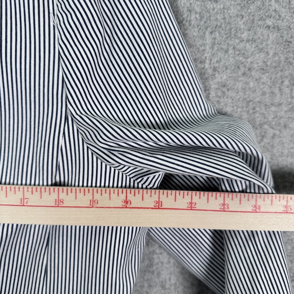 Talbots Size 16 Womens Blazer Pinstripe Blue Two Button Lined Work Long Sleeve - Picture 5 of 14